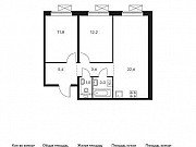 2-комнатная квартира, 60 м², 7/17 эт. Москва