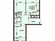 2-комнатная квартира, 71 м², 20/25 эт. Рязань