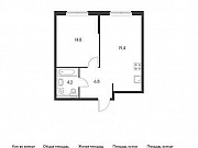 1-комнатная квартира, 45 м², 22/23 эт. Москва