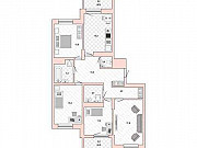 4-комнатная квартира, 109 м², 22/22 эт. Санкт-Петербург