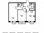 2-комнатная квартира, 51 м², 20/25 эт. Москва