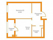 1-комнатная квартира, 42 м², 5/22 эт. Ставрополь