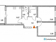 2-комнатная квартира, 57 м², 11/20 эт. Санкт-Петербург