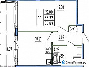 1-комнатная квартира, 33 м², 8/20 эт. Санкт-Петербург