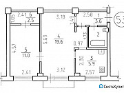 2-комнатная квартира, 44 м², 5/5 эт. Магнитогорск