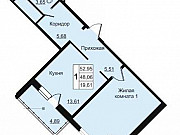 1-комнатная квартира, 49 м², 20/20 эт. Челябинск
