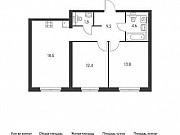 2-комнатная квартира, 60 м², 9/28 эт. Москва