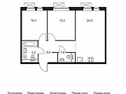 2-комнатная квартира, 56 м², 23/24 эт. Москва