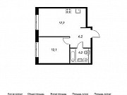 1-комнатная квартира, 40 м², 2/14 эт. Москва