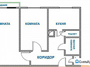 2-комнатная квартира, 52 м², 3/9 эт. Светогорск
