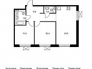 2-комнатная квартира, 62 м², 3/22 эт. Мытищи