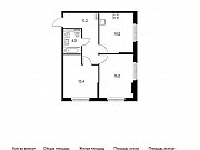 2-комнатная квартира, 57 м², 17/23 эт. Москва