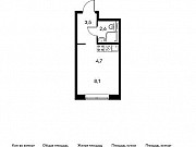 1-комнатная квартира, 18 м², 12/14 эт. Москва