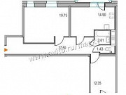 2-комнатная квартира, 68 м², 3/21 эт. Санкт-Петербург