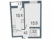 1-комнатная квартира, 32 м², 19/19 эт. Санкт-Петербург