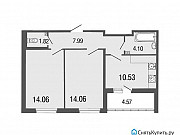 2-комнатная квартира, 52 м², 1/4 эт. Токсово
