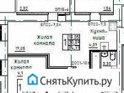 1-комнатная квартира, 34 м², 3/8 эт. Киров