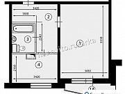 1-комнатная квартира, 38 м², 17/17 эт. Москва