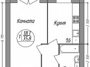 1-комнатная квартира, 35 м², 3/3 эт. Ярославль