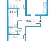 2-комнатная квартира, 64 м², 2/4 эт. Санкт-Петербург