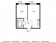 1-комнатная квартира, 36 м², 6/9 эт. Москва