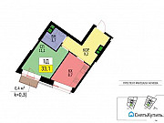 1-комнатная квартира, 33 м², 14/48 эт. Москва