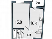 1-комнатная квартира, 32 м², 13/19 эт. Санкт-Петербург