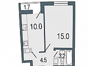 1-комнатная квартира, 32 м², 15/19 эт. Санкт-Петербург