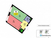 1-комнатная квартира, 42 м², 31/48 эт. Москва