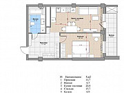 2-комнатная квартира, 58 м², 8/24 эт. Челябинск