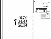 Студия, 26 м², 8/10 эт. Челябинск