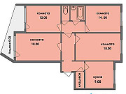 4-комнатная квартира, 76 м², 2/9 эт. Челябинск