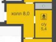 1-комнатная квартира, 52 м², 7/22 эт. Нижний Новгород