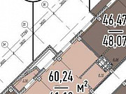 2-комнатная квартира, 61 м², 3/16 эт. Челябинск