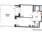 1-комнатная квартира, 54 м², 5/12 эт. Санкт-Петербург