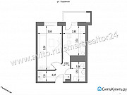 1-комнатная квартира, 40 м², 17/25 эт. Самара