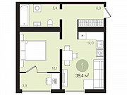 1-комнатная квартира, 39 м², 10/15 эт. Екатеринбург