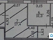 3-комнатная квартира, 56 м², 4/5 эт. Санкт-Петербург