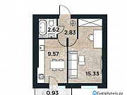 1-комнатная квартира, 31 м², 3/9 эт. Калининград