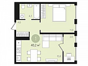 1-комнатная квартира, 40 м², 2/15 эт. Екатеринбург