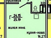 Студия, 25 м², 15/15 эт. Красноярск