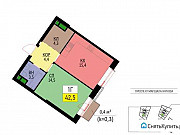 1-комнатная квартира, 42 м², 18/48 эт. Москва