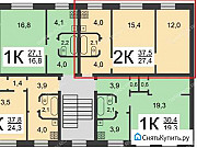 2-комнатная квартира, 38 м², 1/3 эт. Нижний Новгород