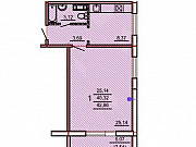 1-комнатная квартира, 42 м², 4/10 эт. Челябинск