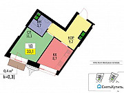 1-комнатная квартира, 33 м², 10/48 эт. Москва