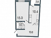 1-комнатная квартира, 41 м², 4/19 эт. Санкт-Петербург