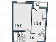 1-комнатная квартира, 33 м², 10/19 эт. Санкт-Петербург