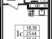 Студия, 26 м², 8/9 эт. Санкт-Петербург