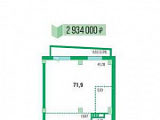 1-комнатная квартира, 71 м², 8/23 эт. Челябинск