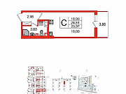 Студия, 26 м², 4/12 эт. Санкт-Петербург